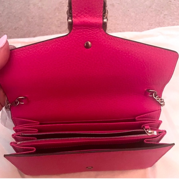 RARE Gucci Dionysus Leather Chain bag hot pink - Picture 8 of 9